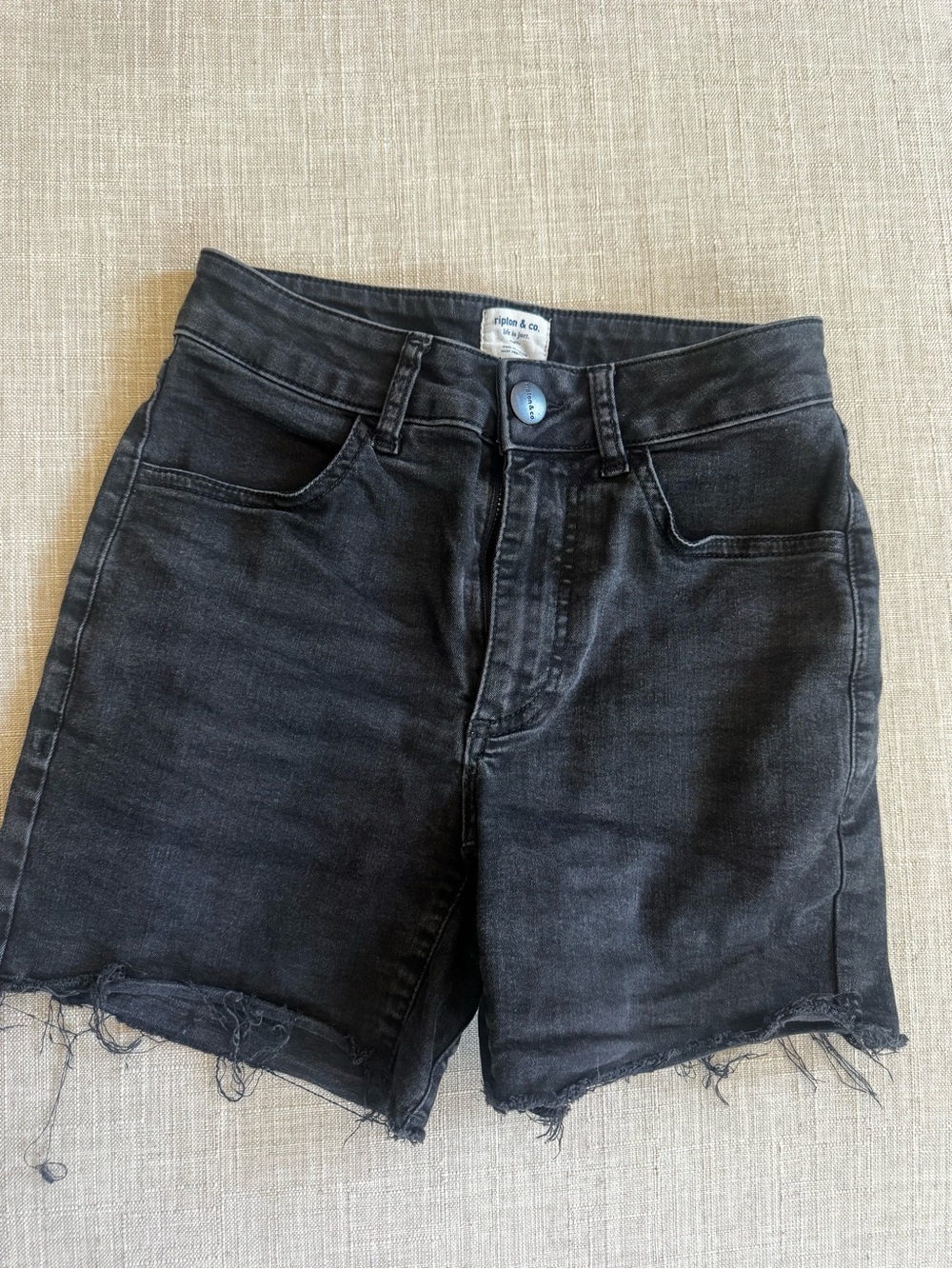 Ripton Classic Jorts Black size 24